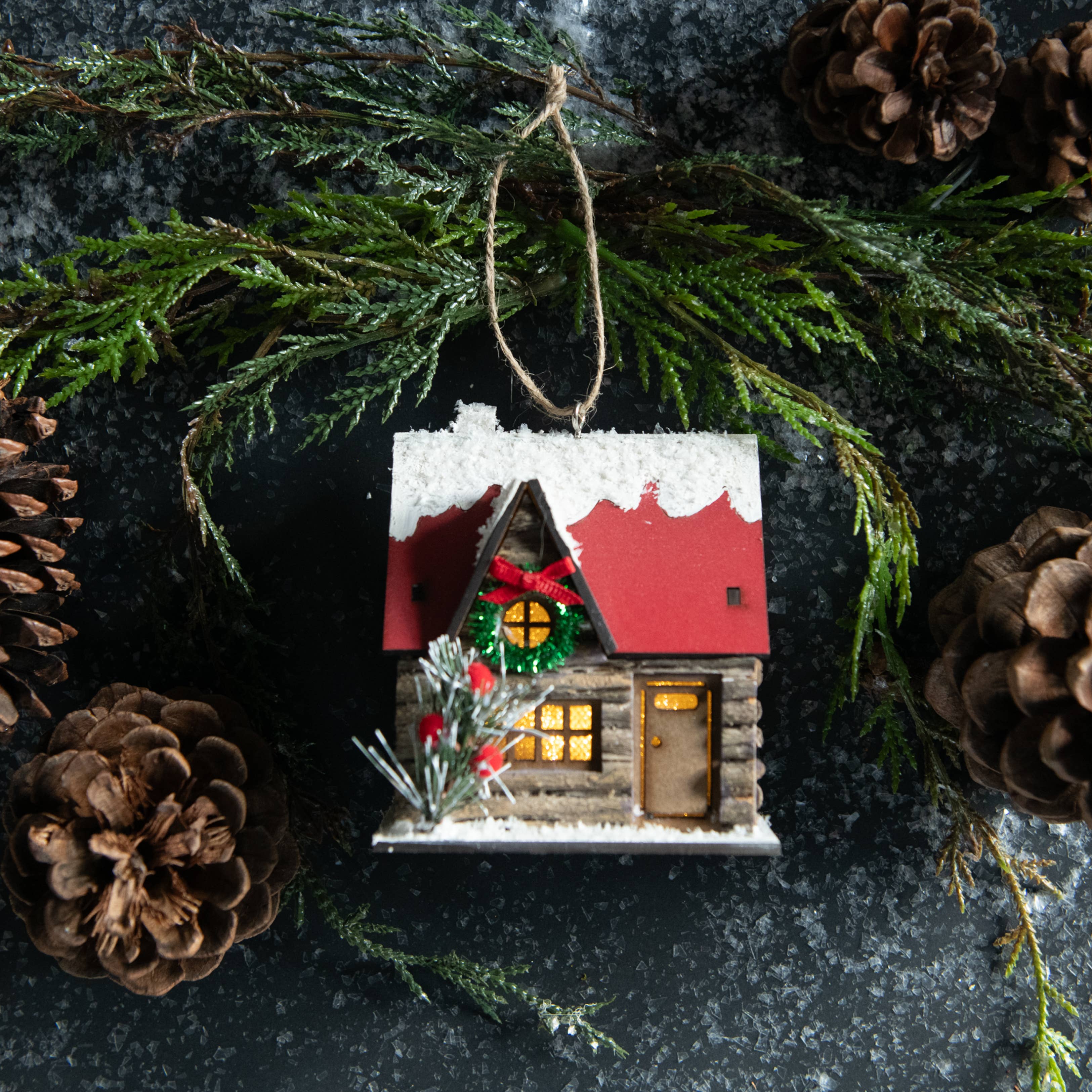 HAYES CABIN ORNAMENT