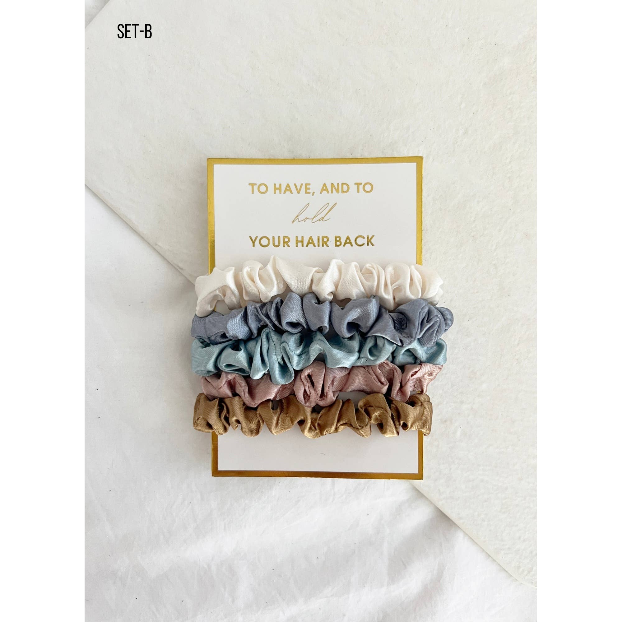 5 Piece Slim Scrunchies Set
