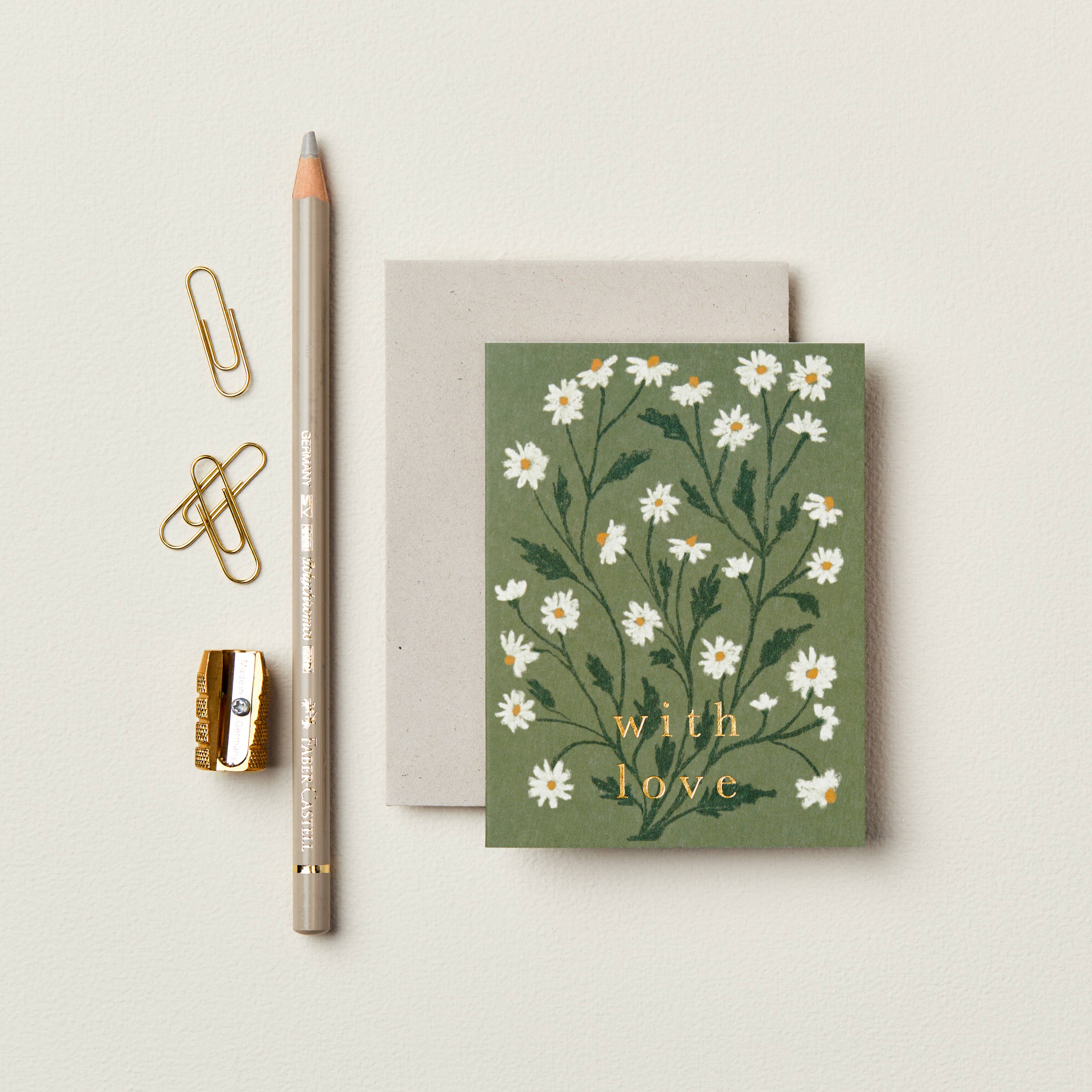 Daisy 'With Love' Mini Card