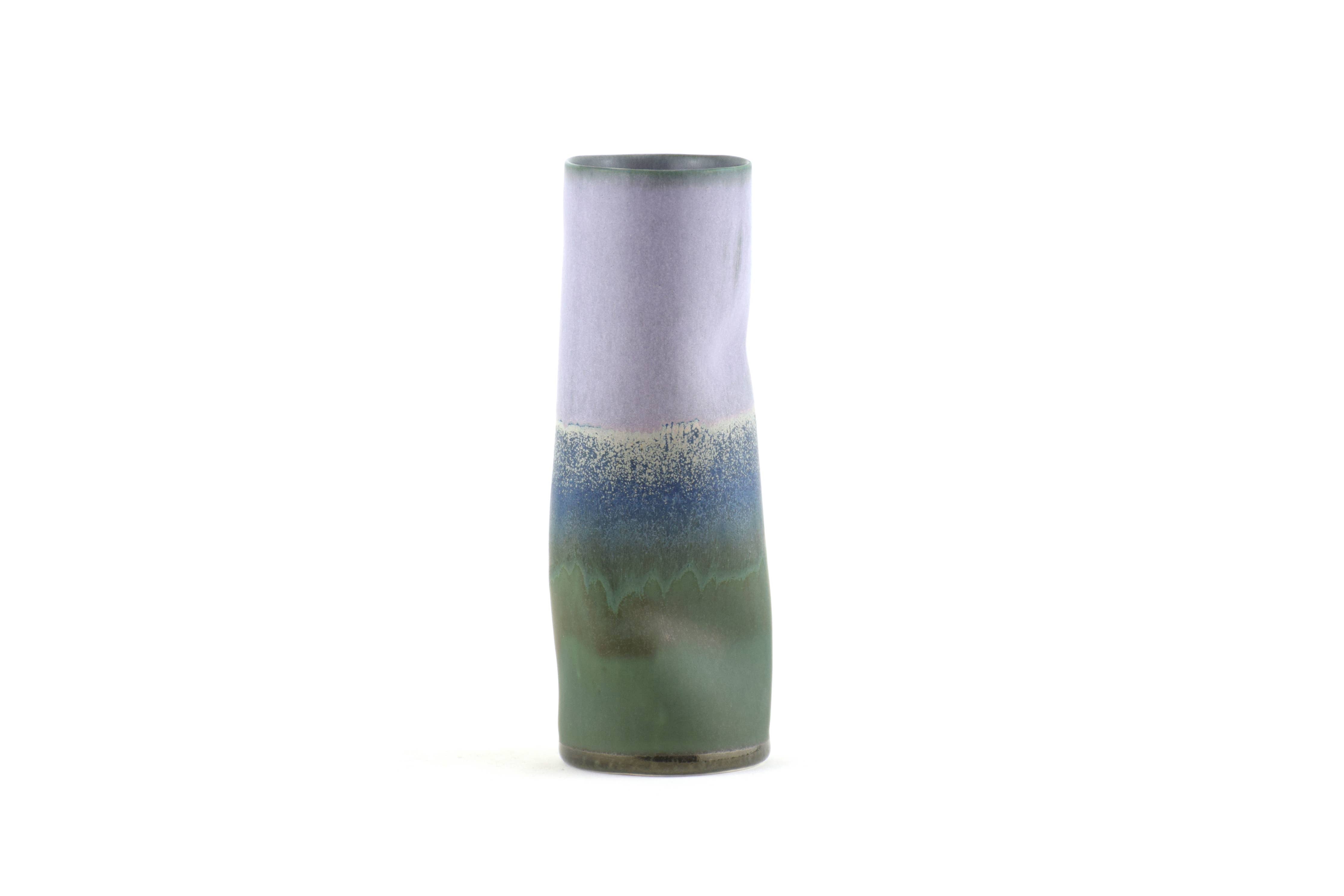 Green Meadow Distortion Vase