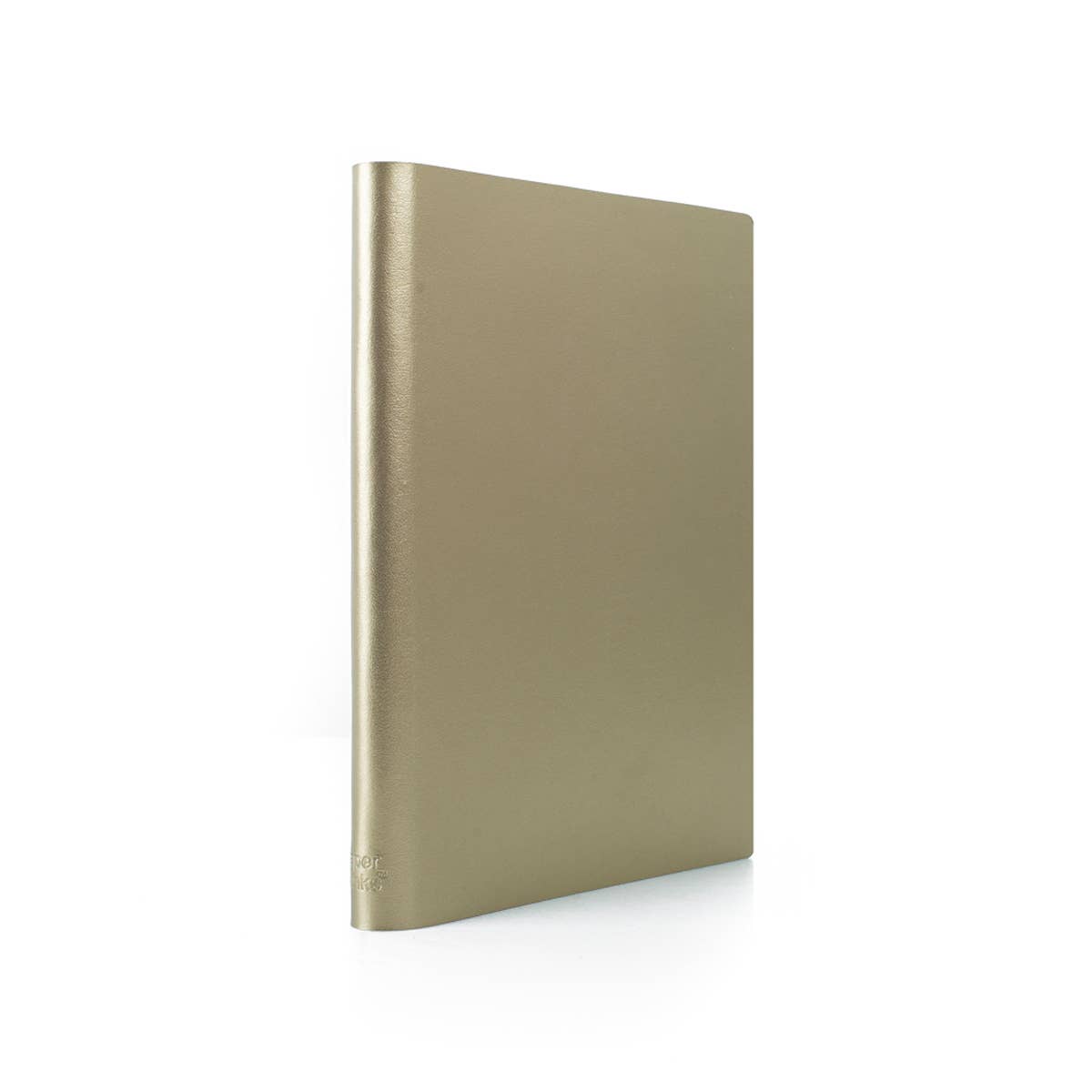 Eco Navy Recycled Large Leather Notebook