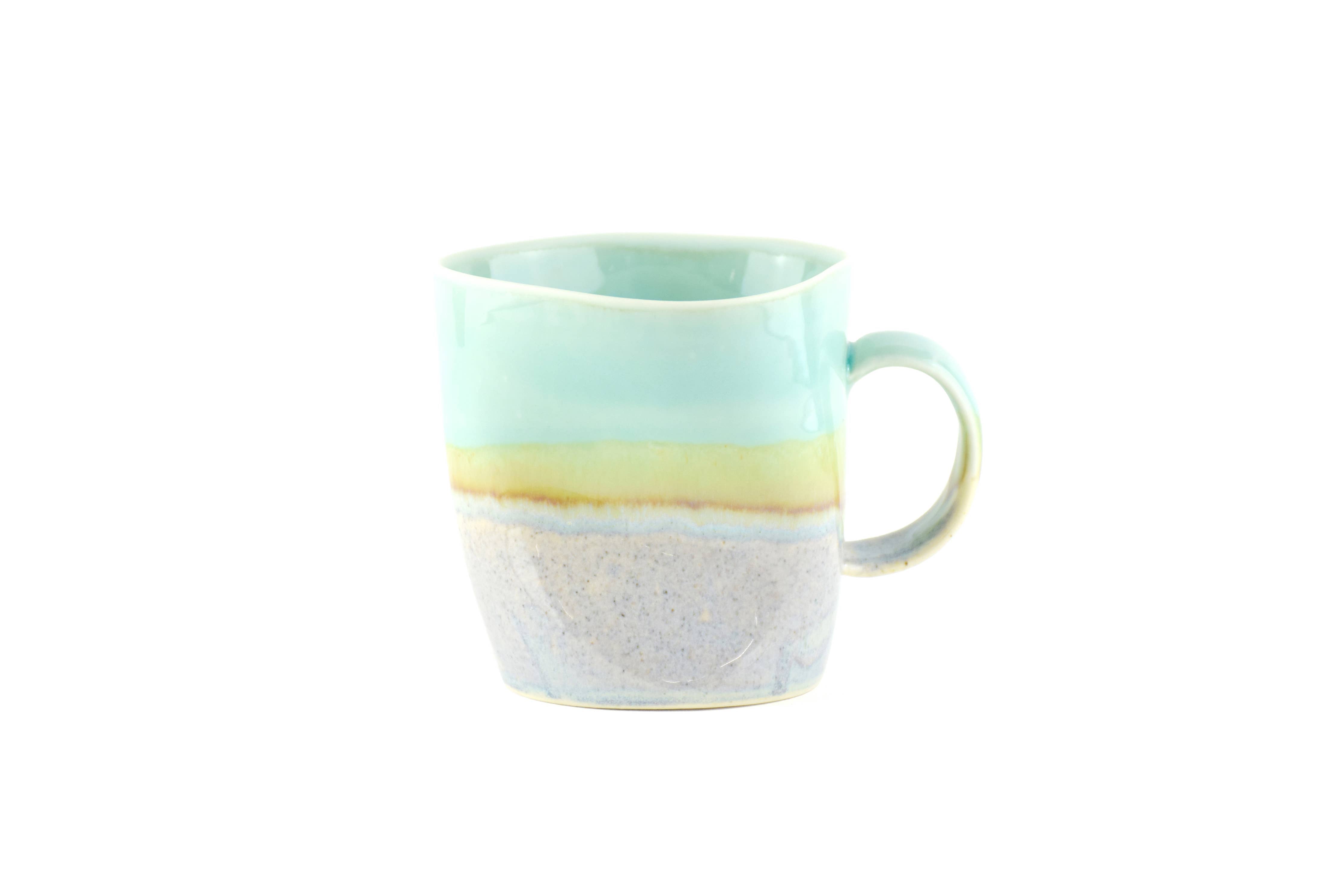 Handmade Ocean Waters Distortion Mug