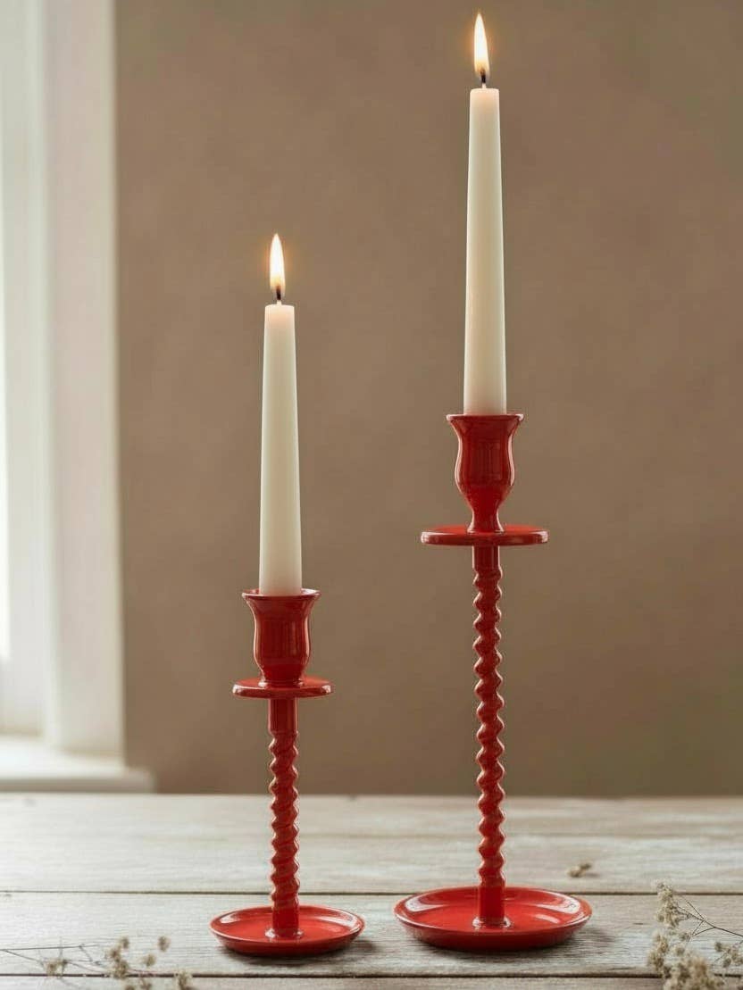 Corkscrew Taper Holder Red Large
