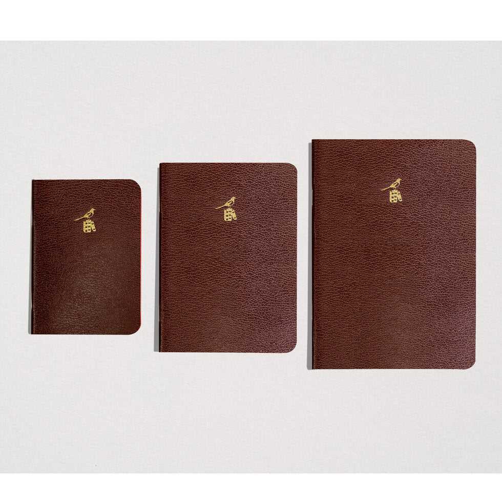 Bieffe Roma brown notebooks