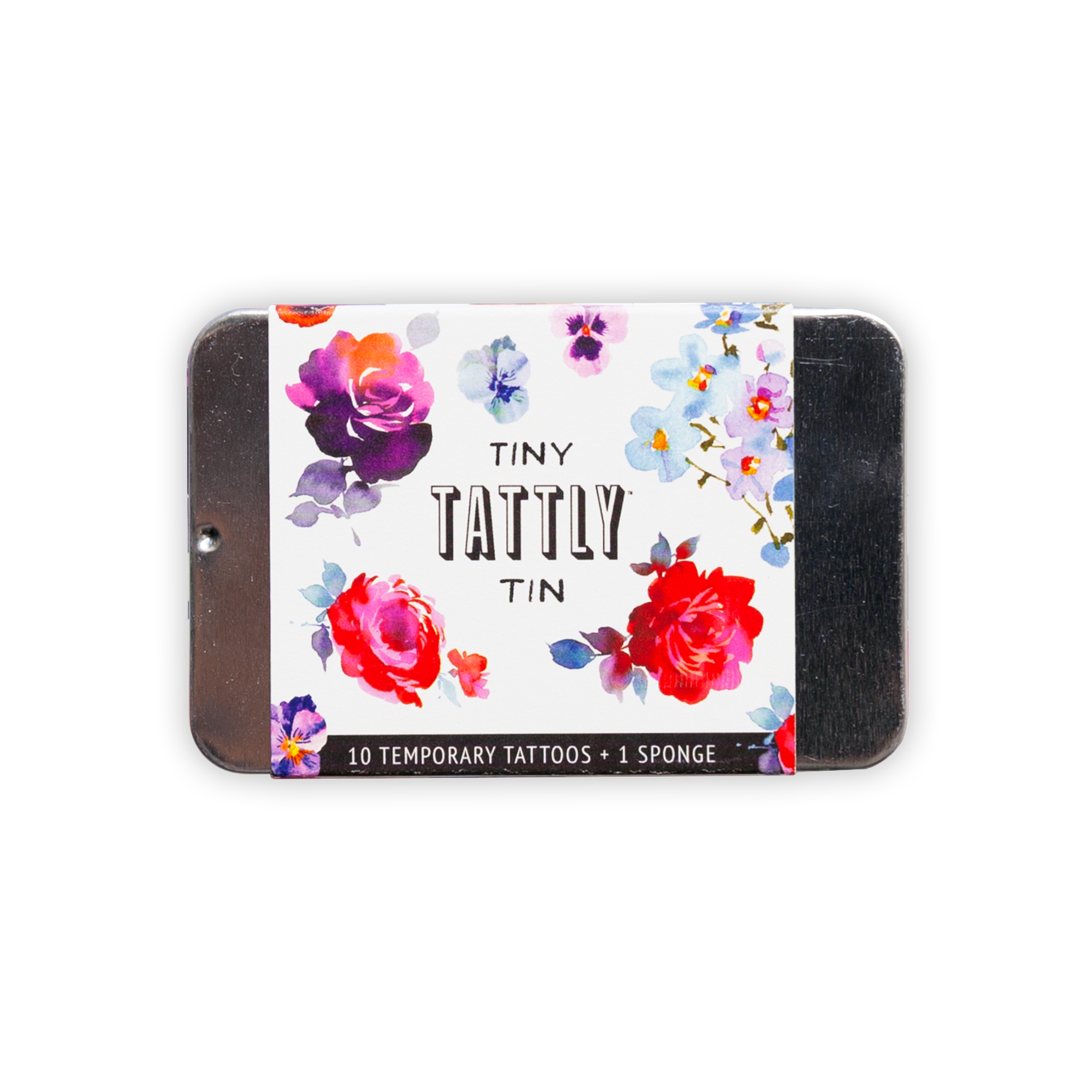 Tiny Floral Tattoo Tin