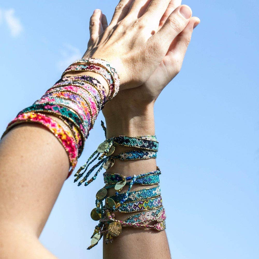 Fair-trade Bali Friendship Bracelet | Bloom Violet