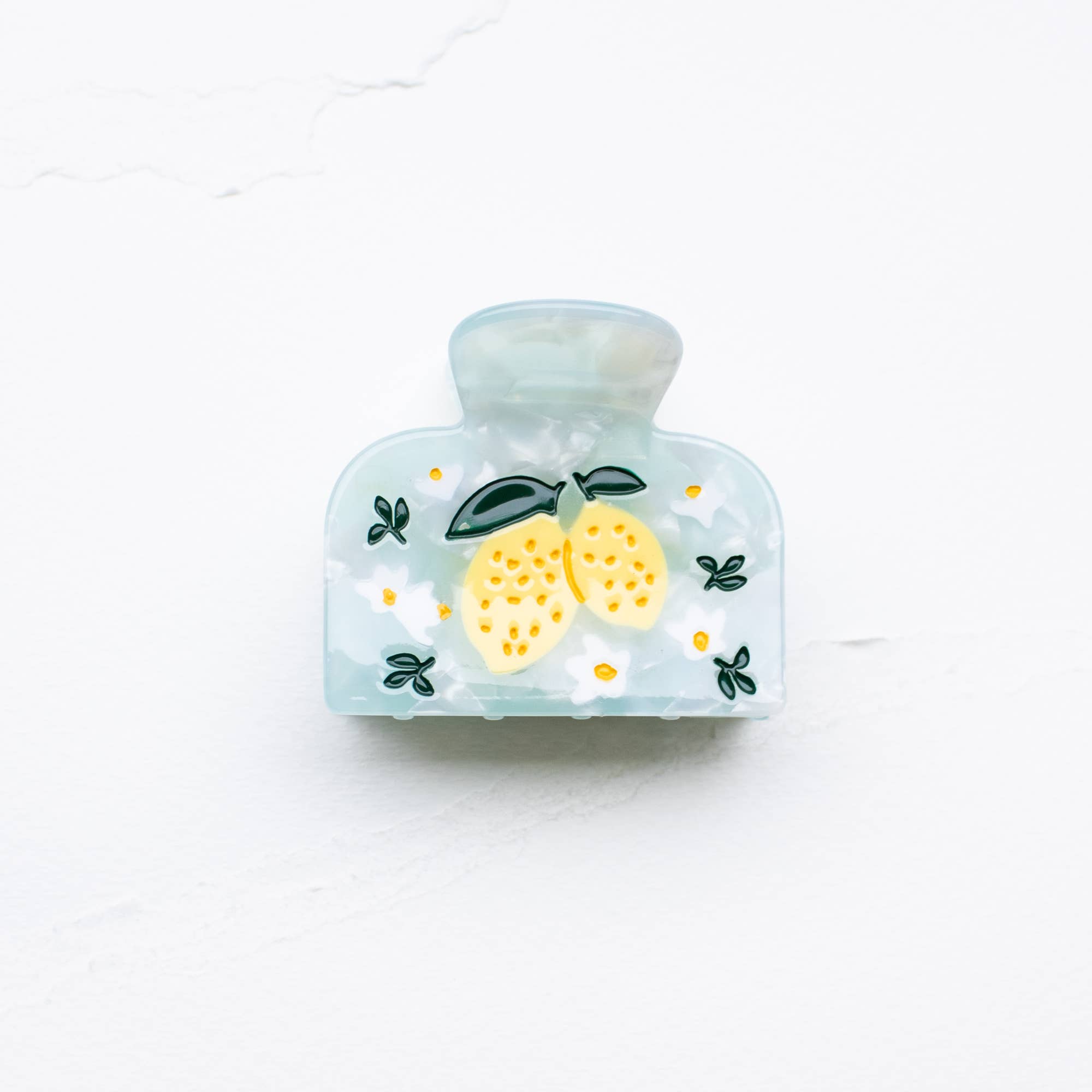 Eco Lemon Tree Hair Claw Clip | Mint