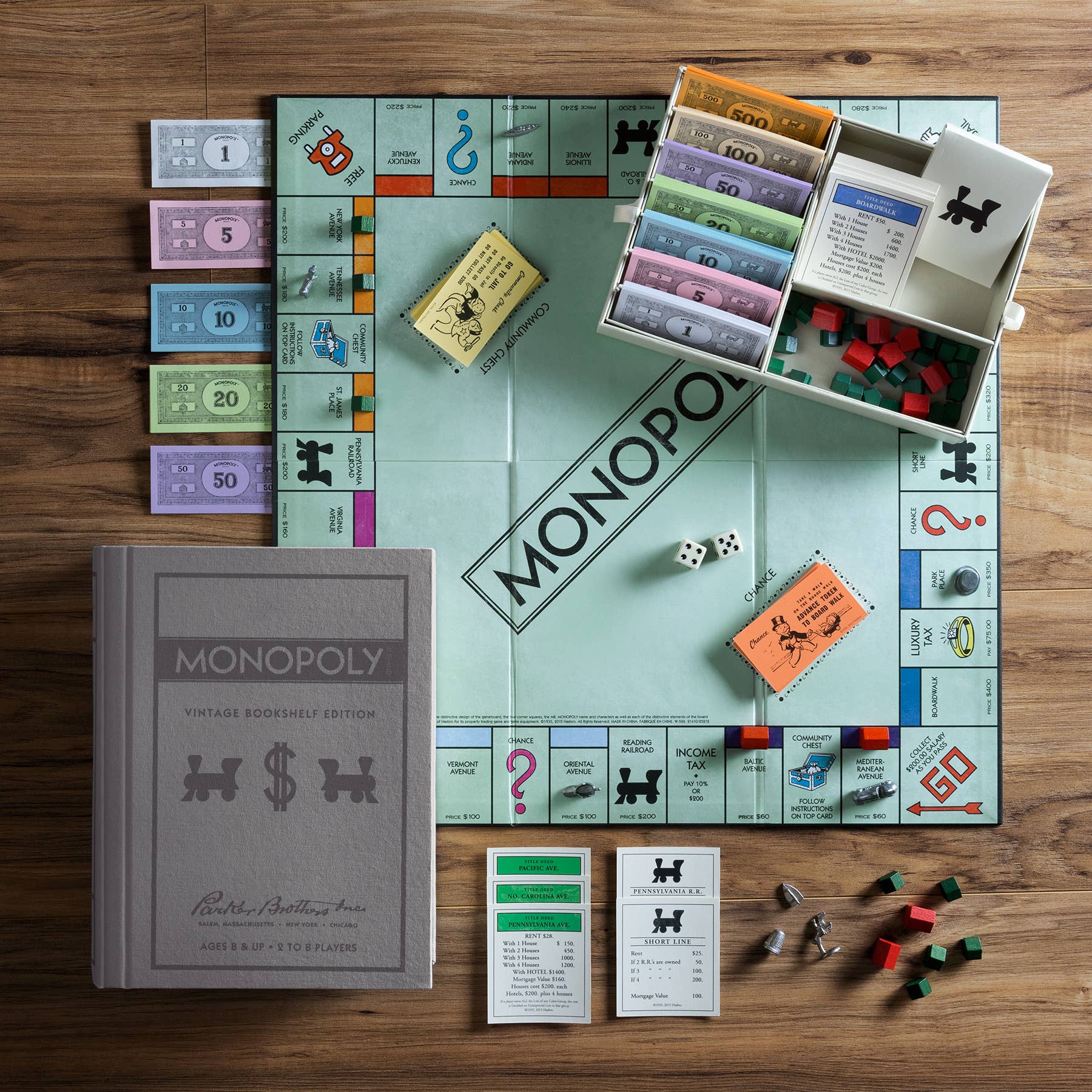 Monopoly Vintage Bookshelf Edition