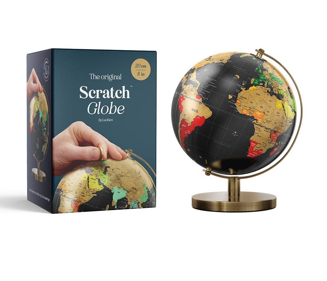 Scratch Globe Ø8 in