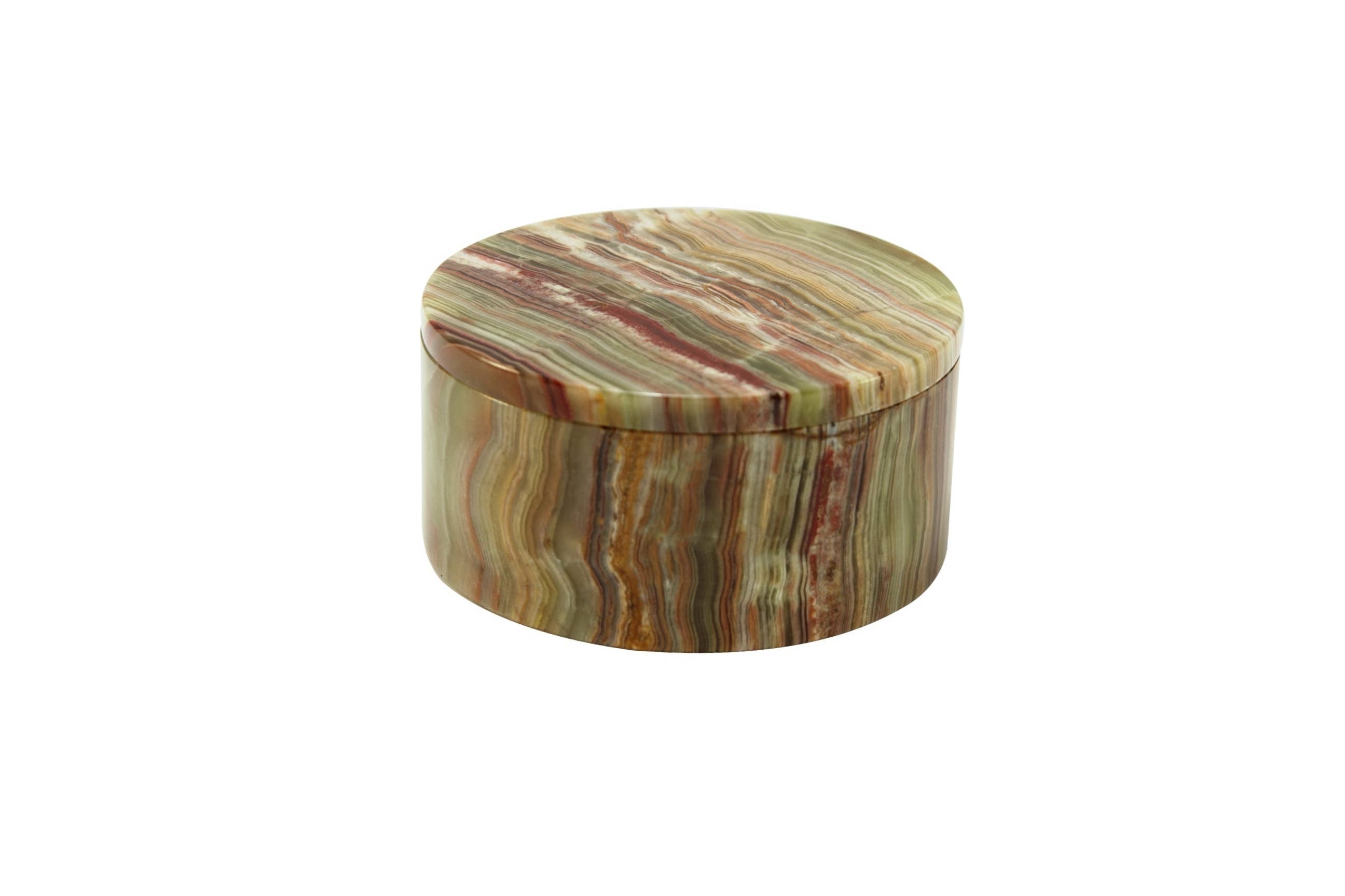 Eirenne Collection 5" Whirl Green Onyx Polished Finish Circ