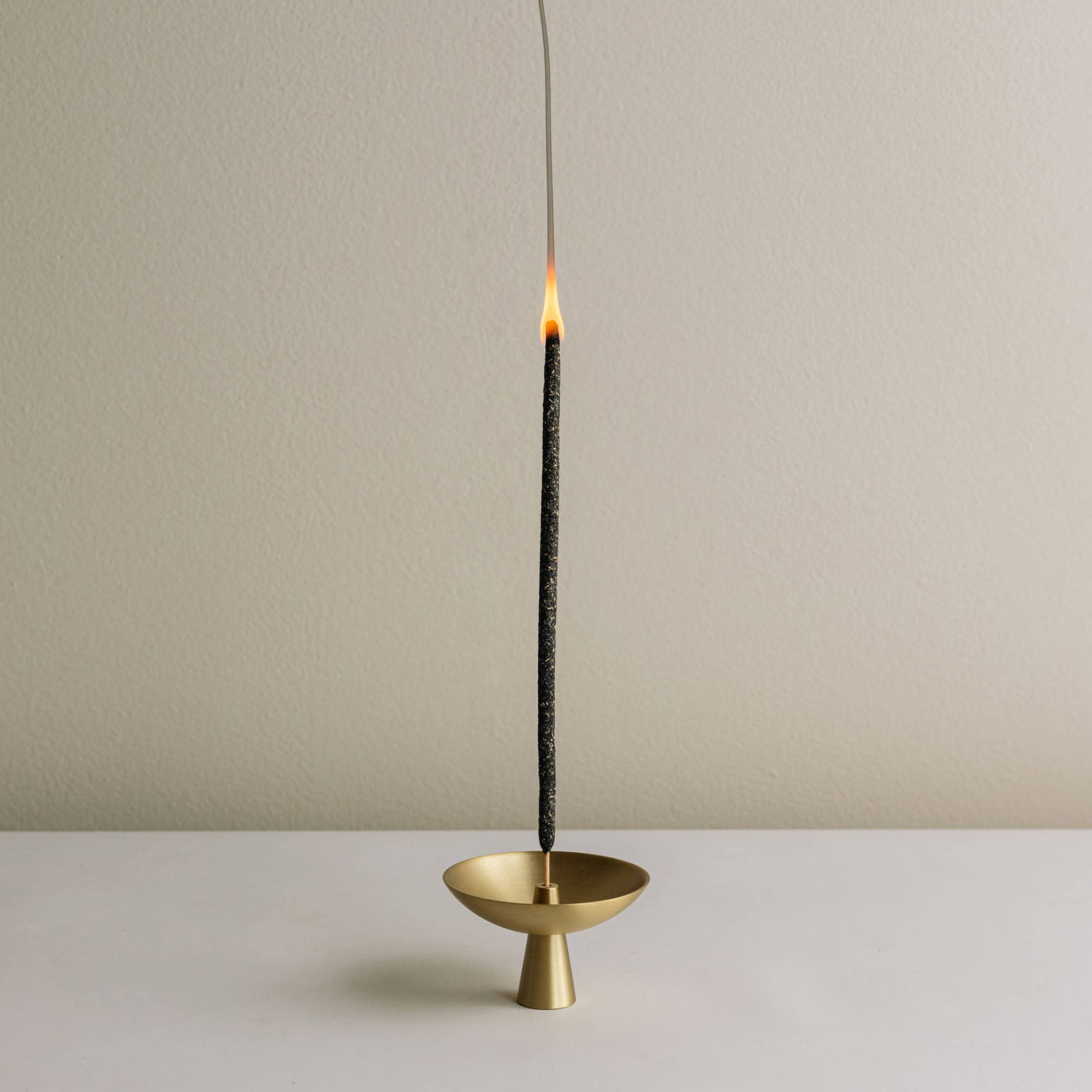 Handcrafted Brass Incense Holder with Ash Catcher