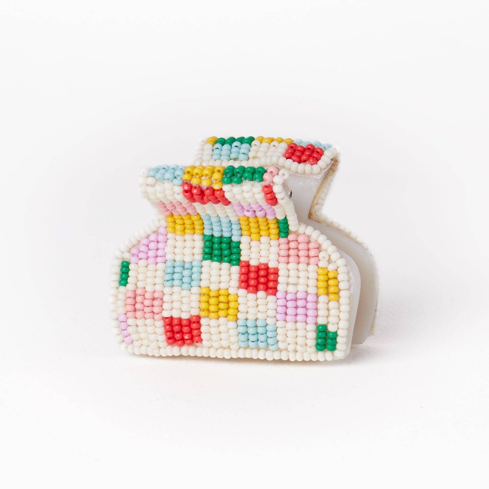 Gia Petite Multi-Color Checked Claw Light-Check