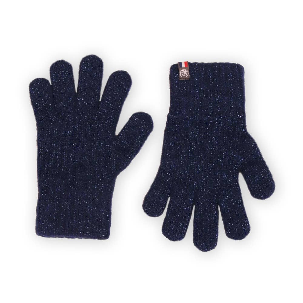 Glitter tactile gloves