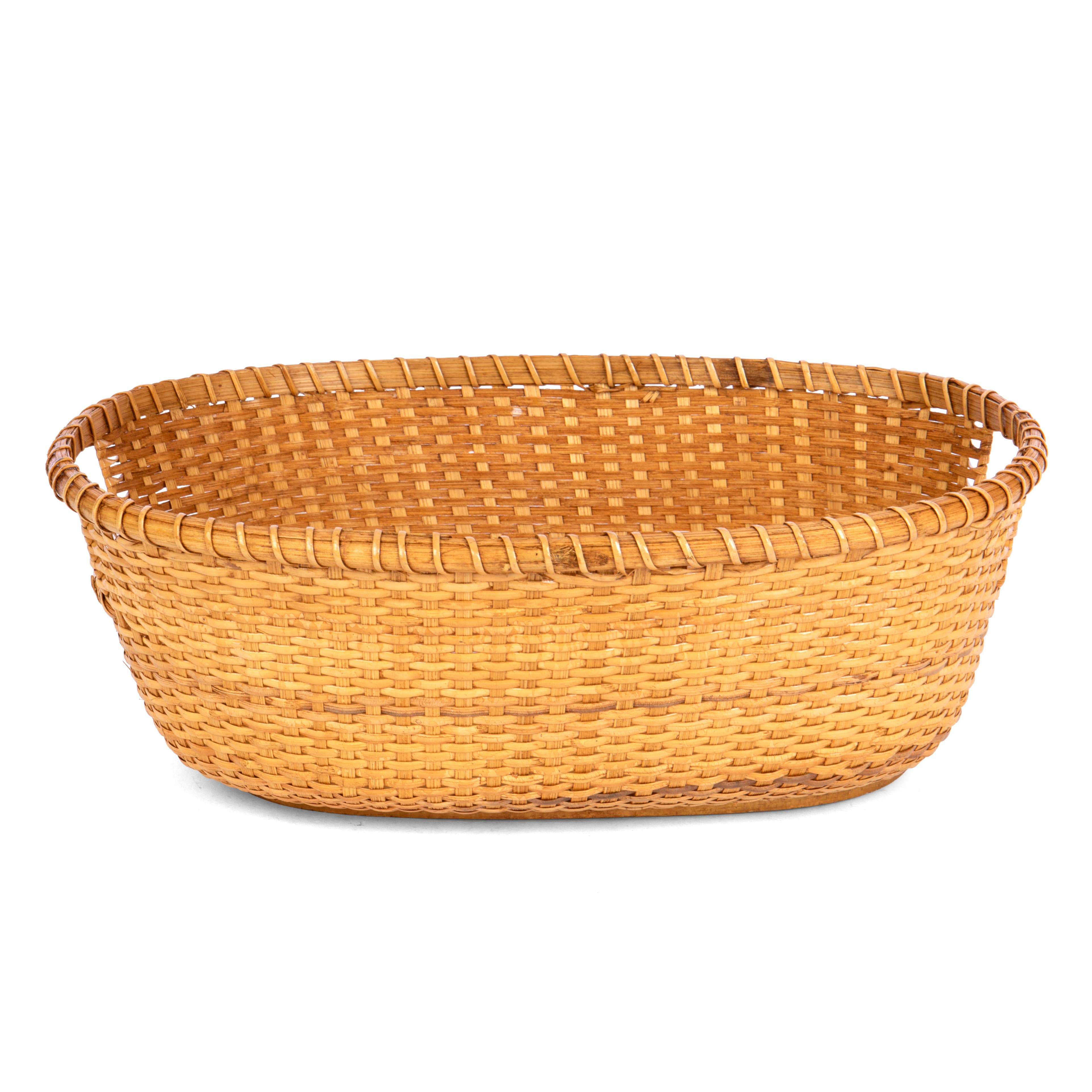 Oblong Rattan Basket