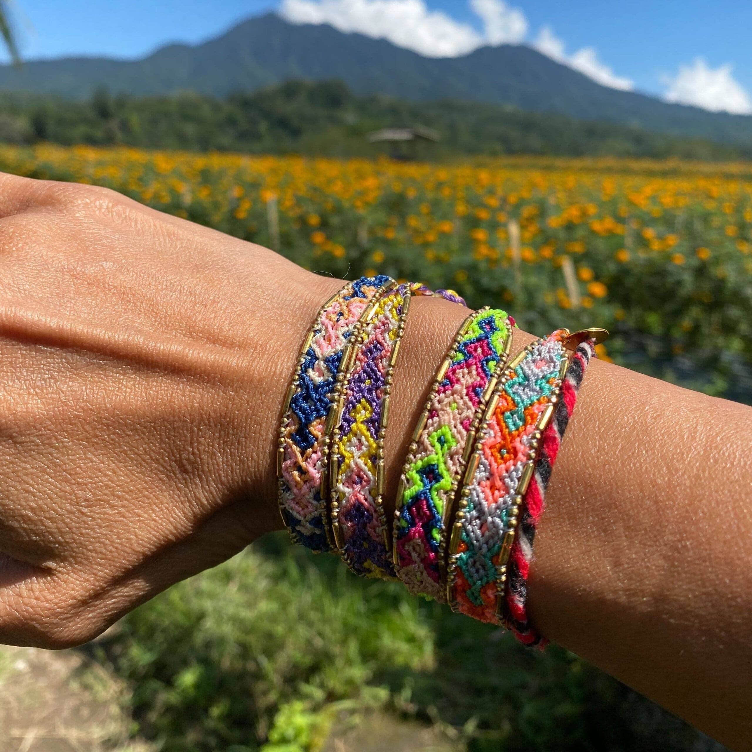 Fair-trade Bali Friendship Bracelet | Festival Sky