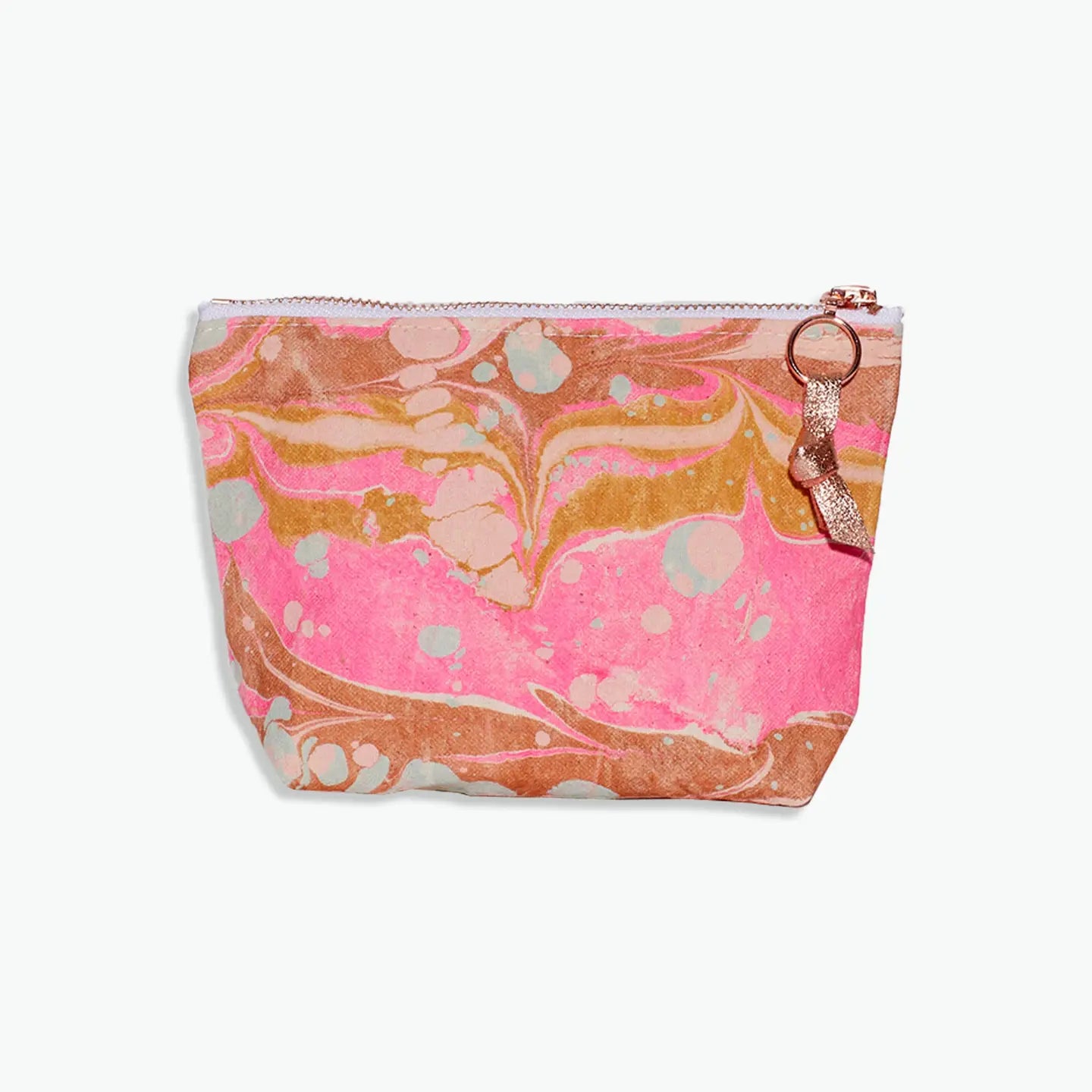 Hand Marbled Small Pouch | Sailor's Delight