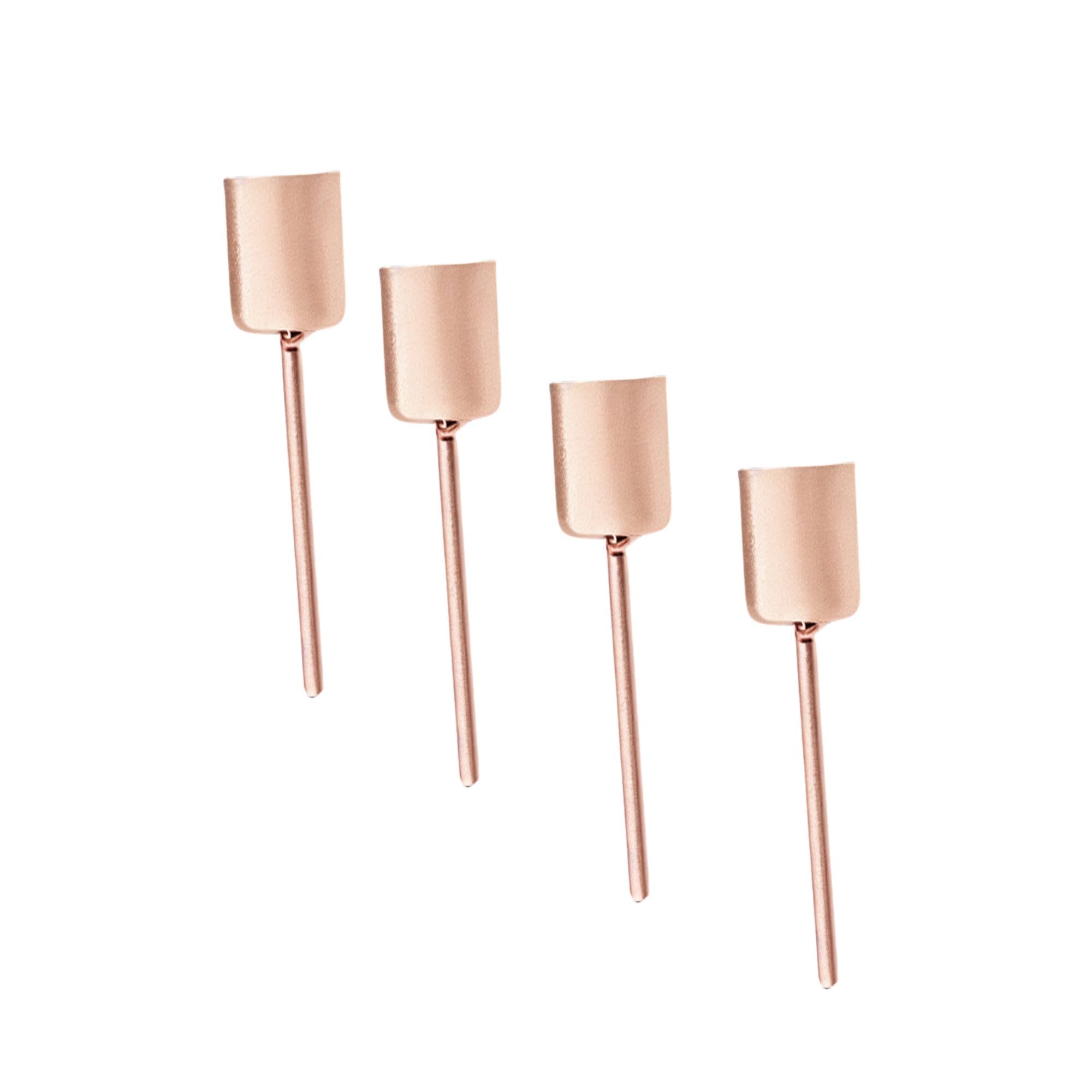 Christmas Candle Holder Picks | Rose Gold