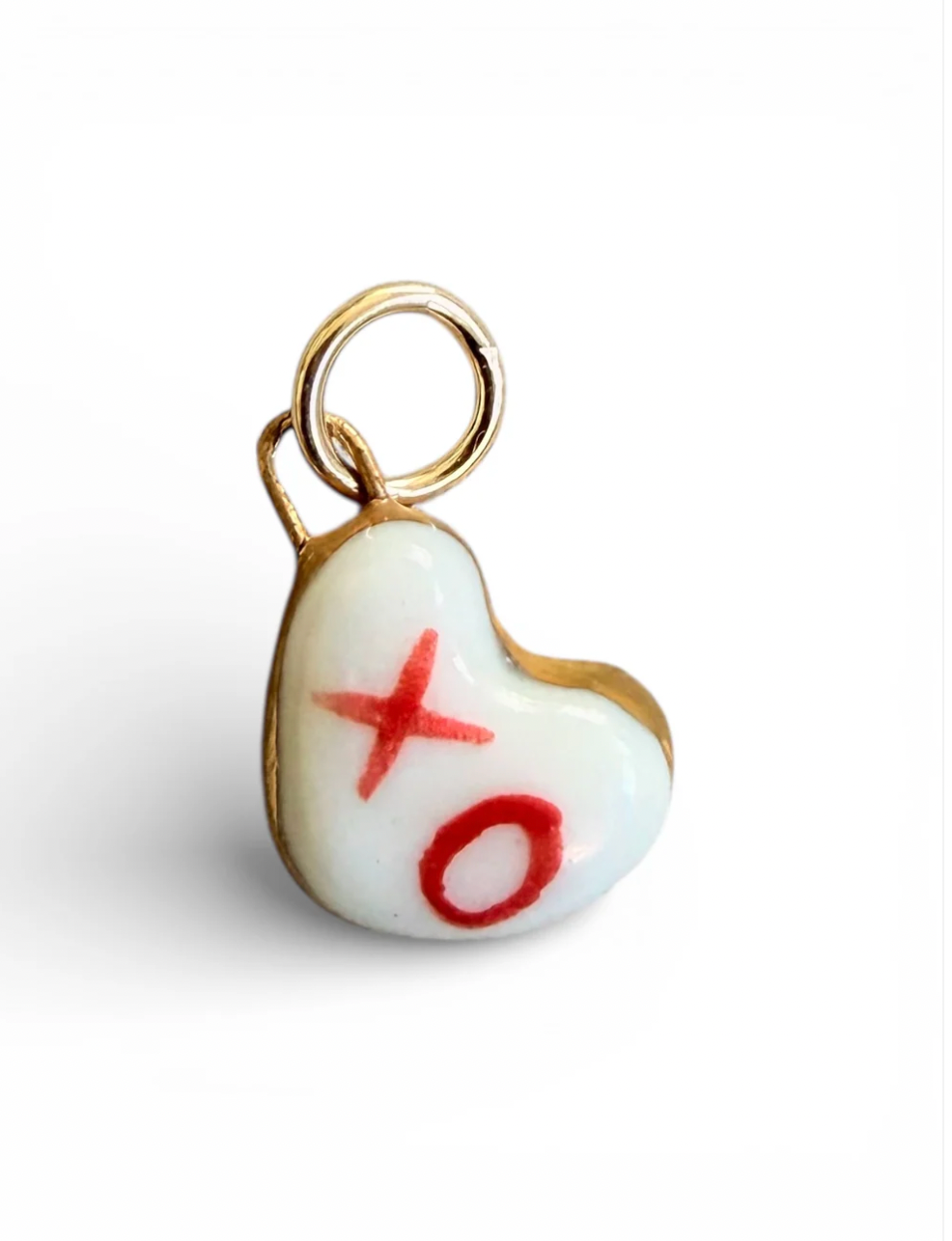 XO Heart Charm