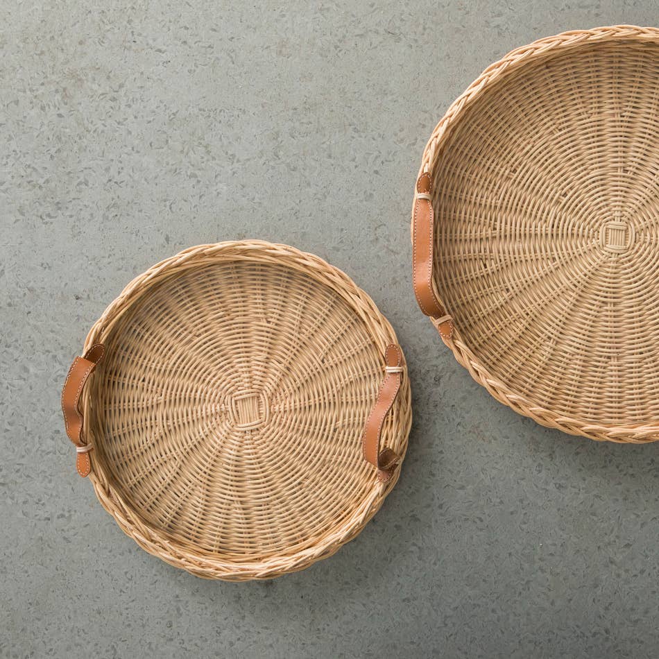 Rattan Round Tray Sevilla