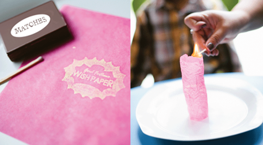 Wish Paper - Gold & Silver - Tube of 10