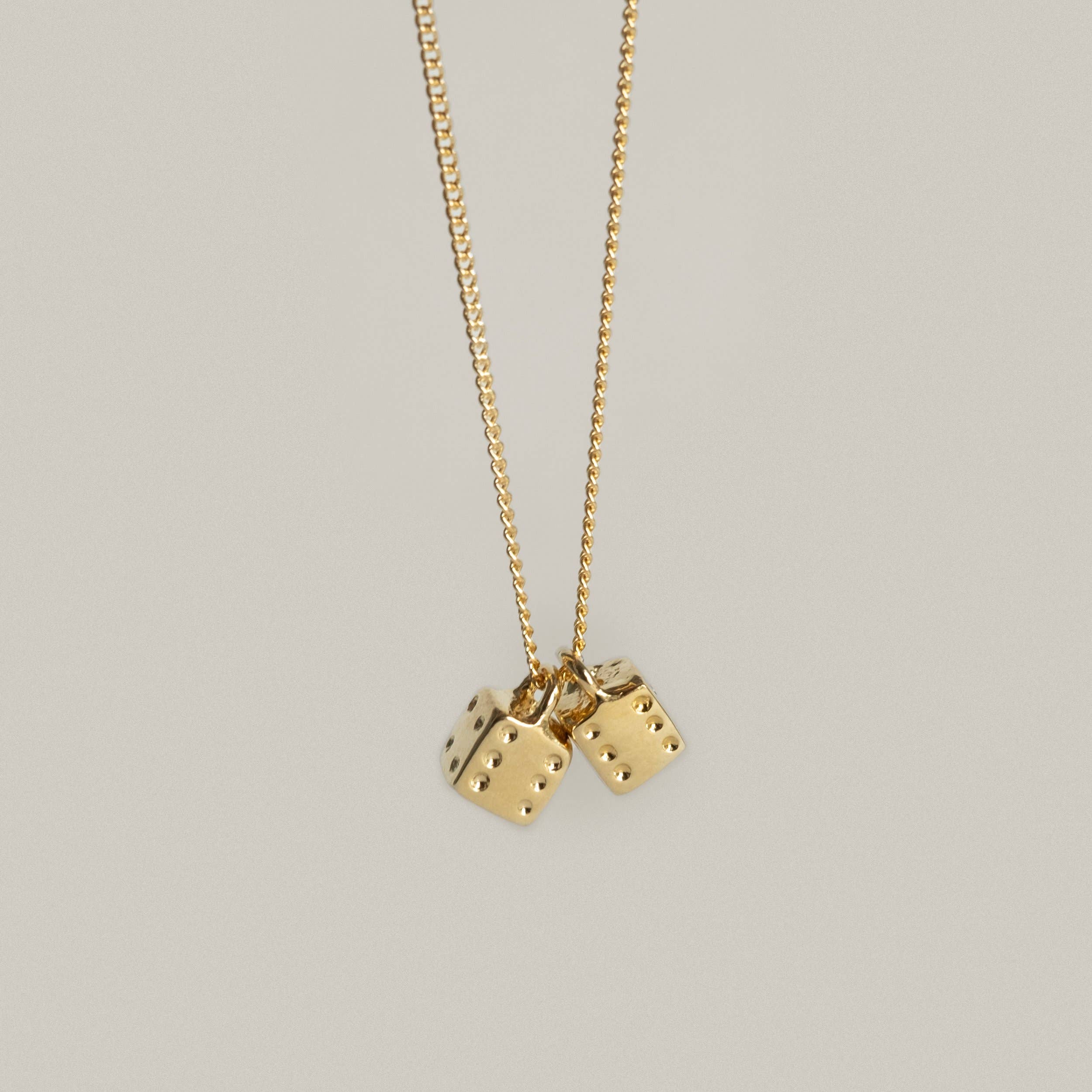 Double Dice Necklace