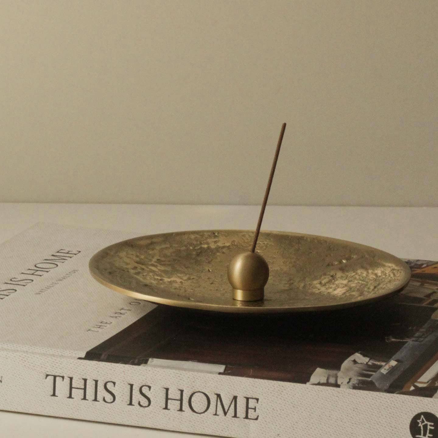 Swivel Sphere Brass Incense Holder