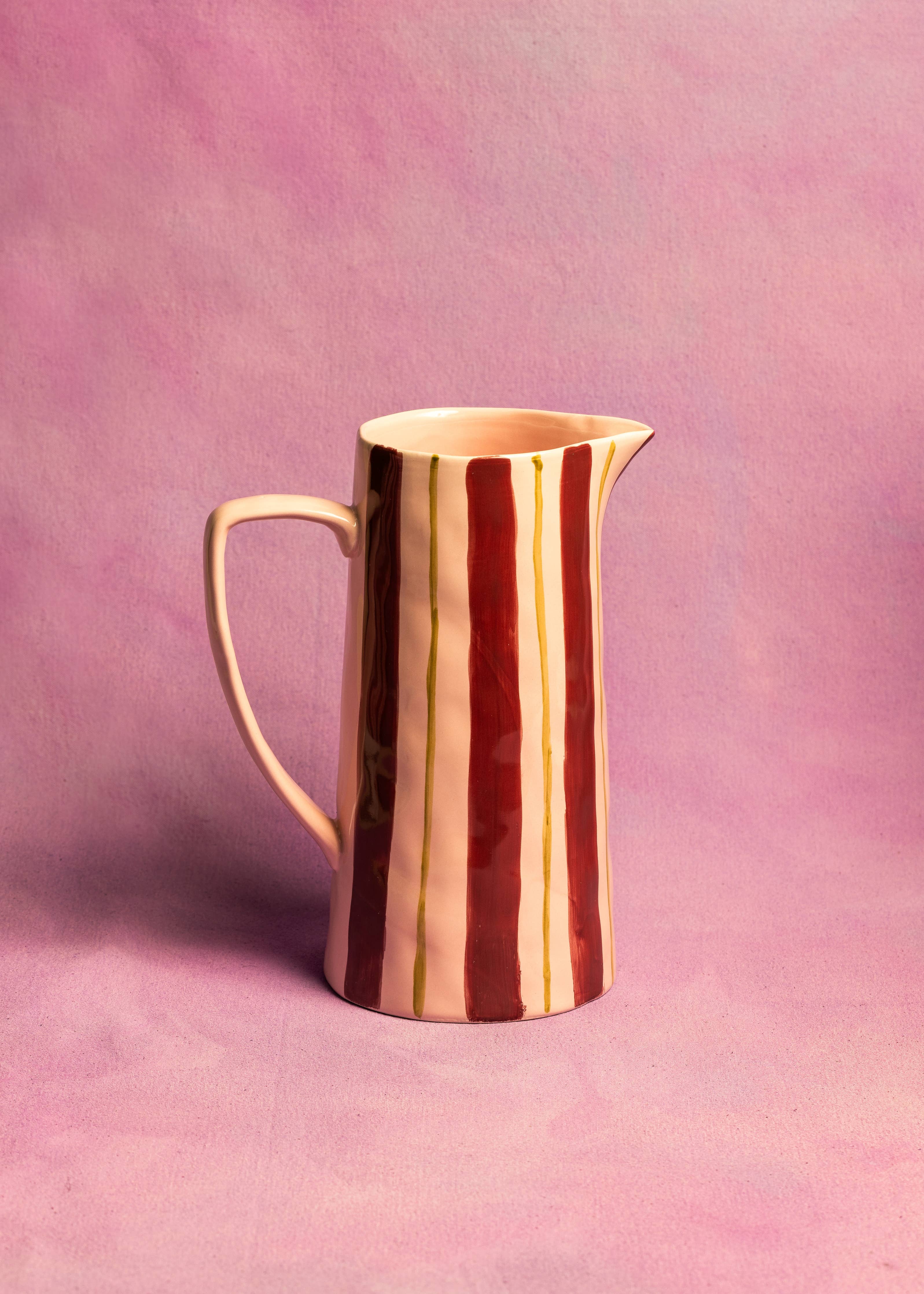 Pink/Burgundy Jug