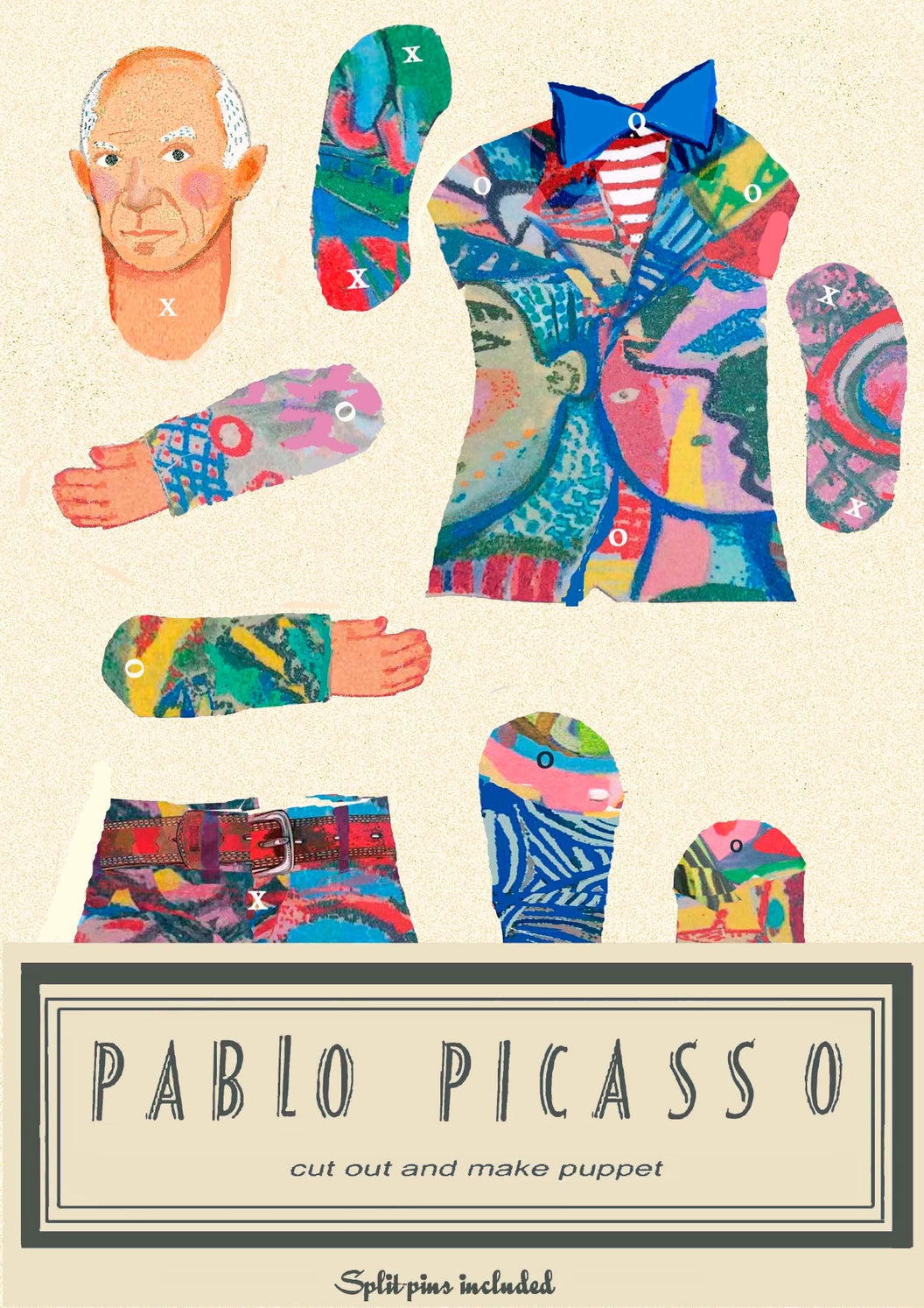 Picasso Cut + Make Paper Puppet