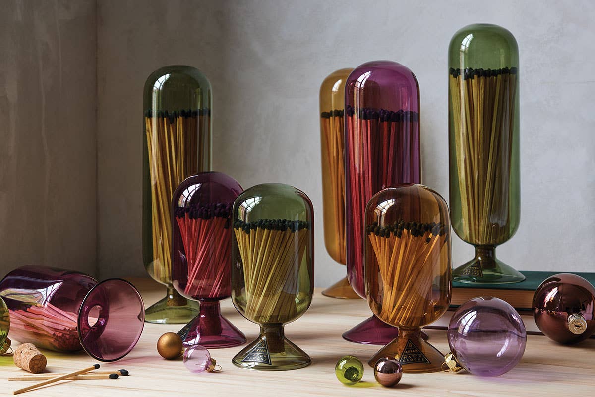 Fireplace Match Cloche, Olive