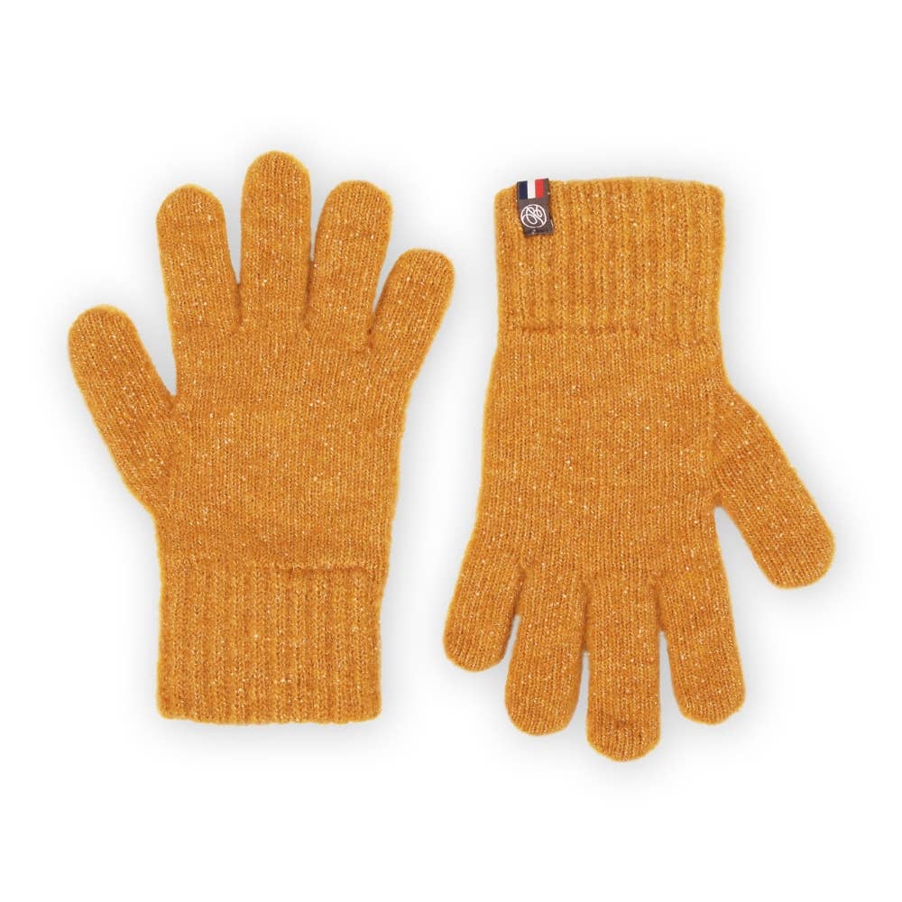 Glitter tactile gloves