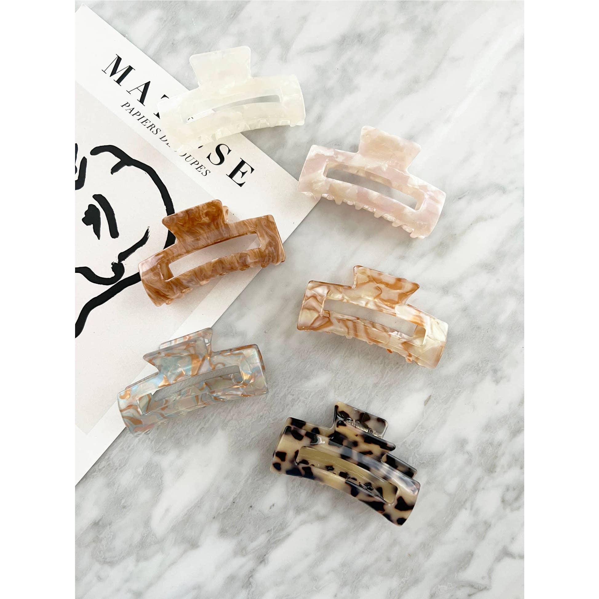 Acetate Tortoise Hair Claws