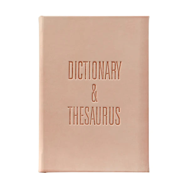 Leather Bound Dictionary and Thesaurus