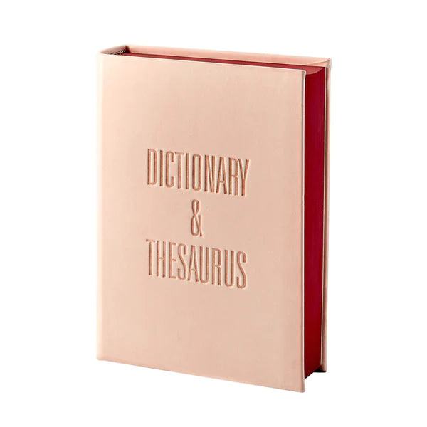 Leather Bound Dictionary and Thesaurus