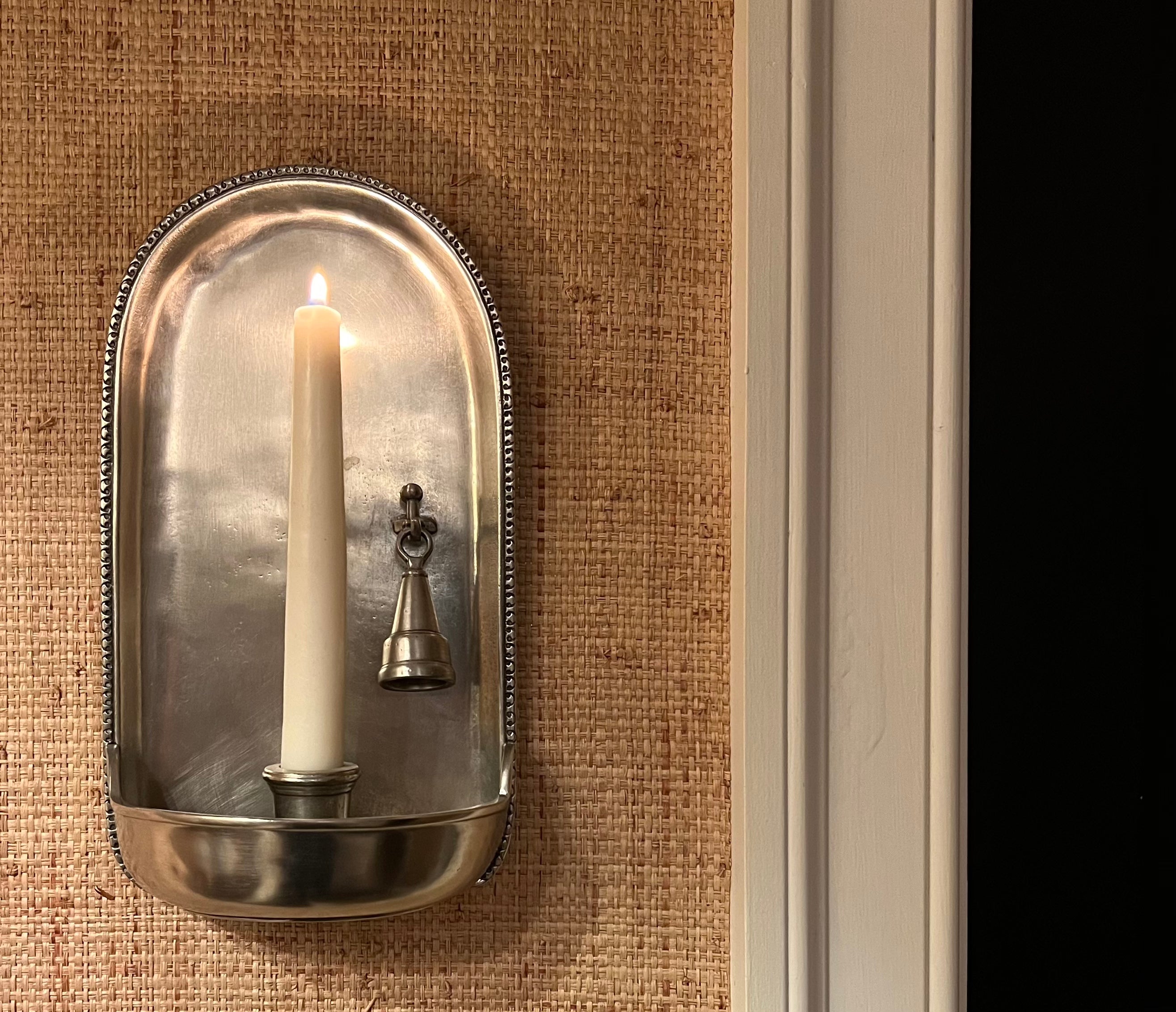 MATCH Pewter Wall Sconce with Snuffer