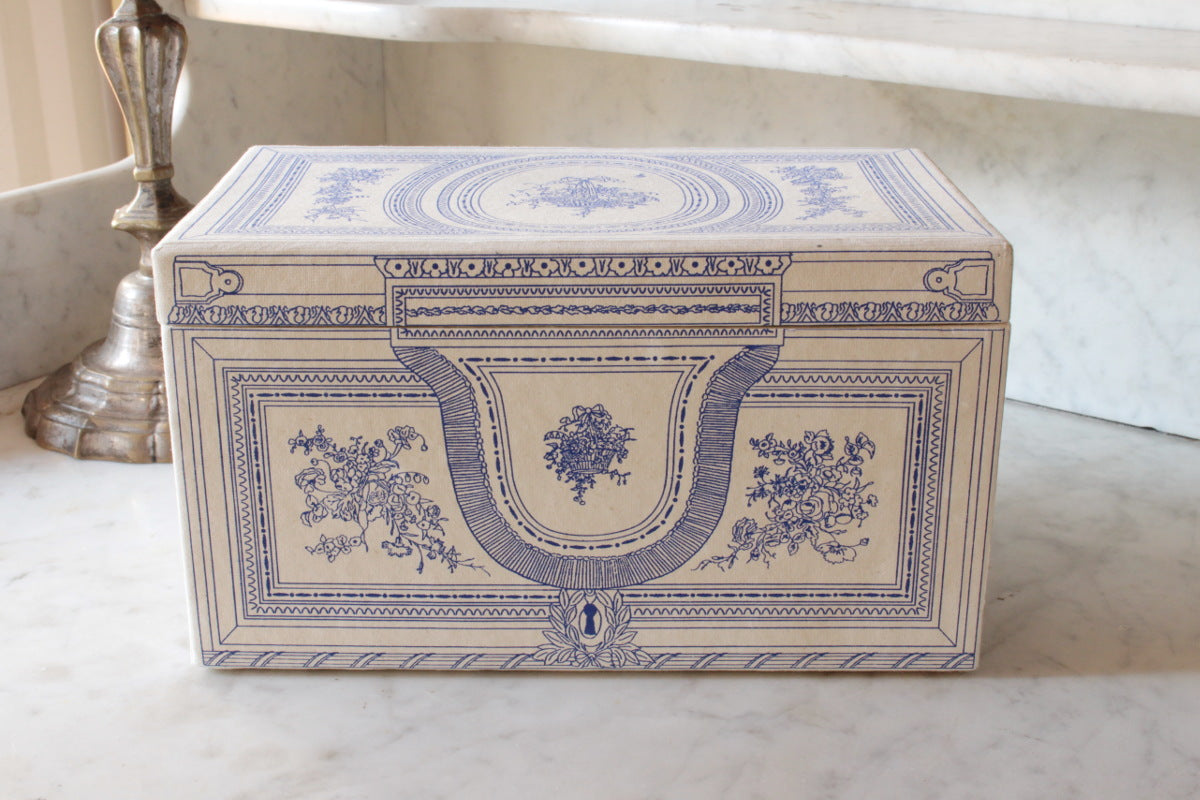 Jewellery box - Off-White / Blue