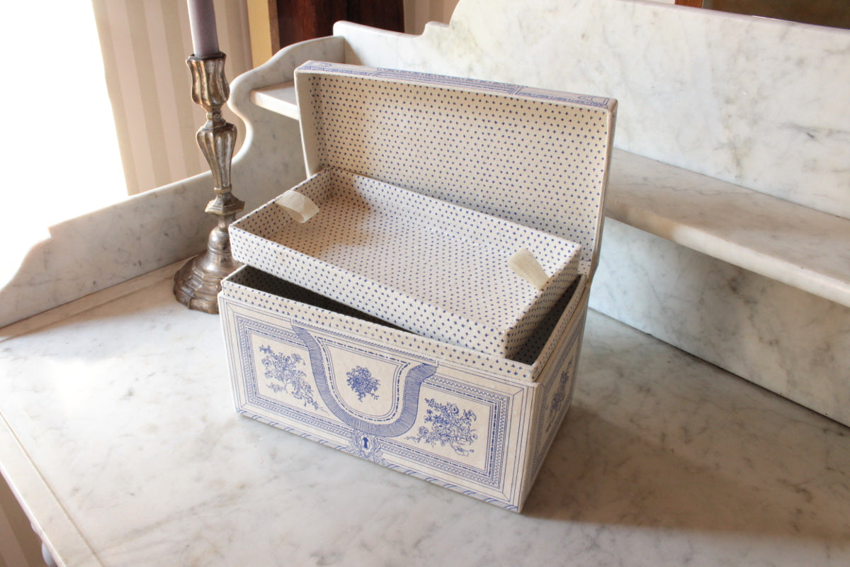 Jewellery box - Off-White / Blue
