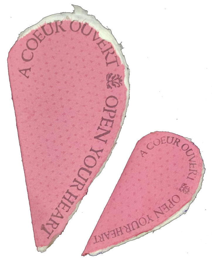 “Open your Heart” Handcrafted Parisian Notebook Set