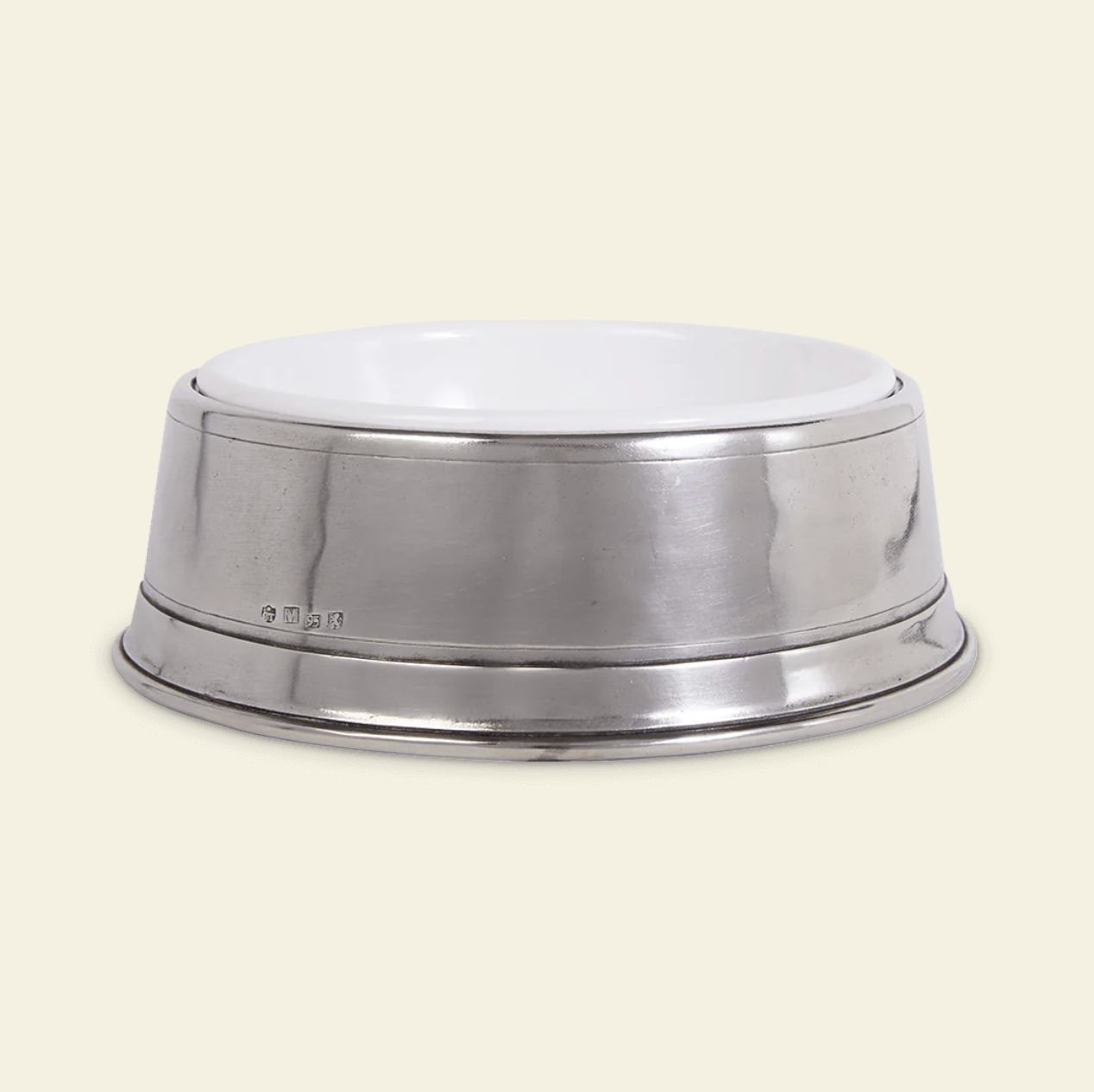 MATCH Pewter Large Pet Bowl