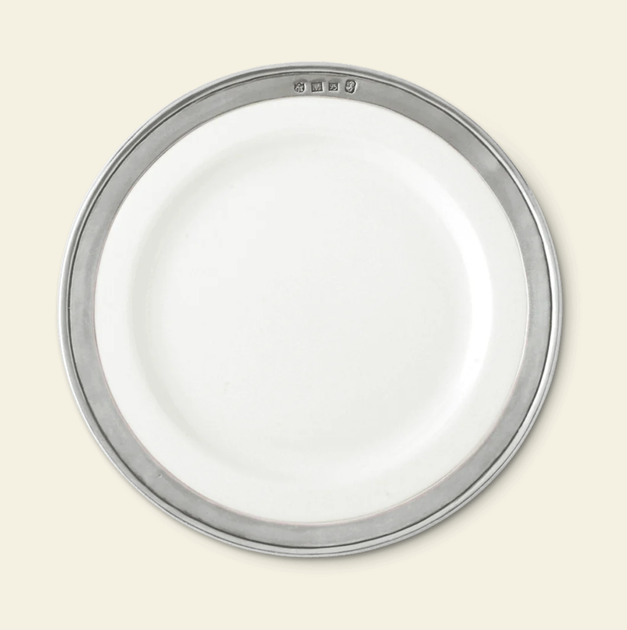 MATCH Pewter Convivio Salad/Dessert Plate