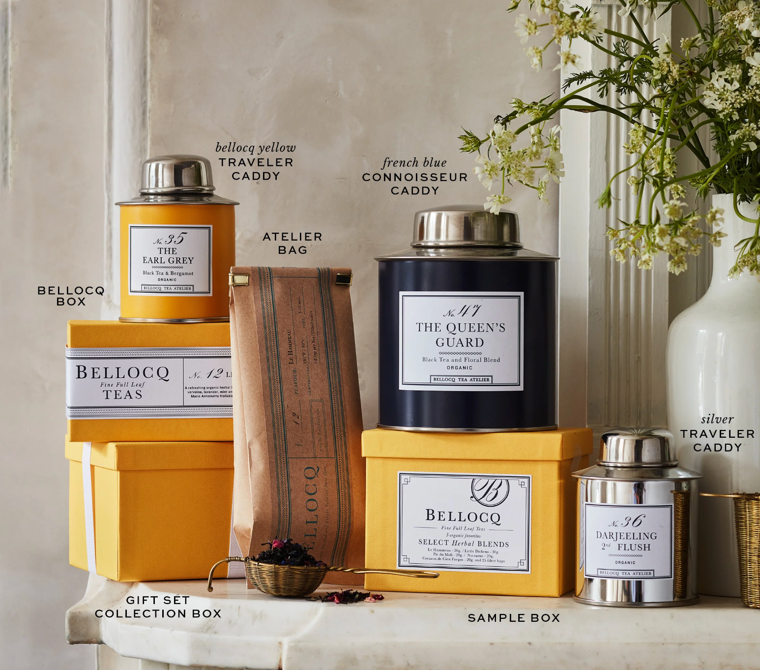 Bellocq No. 38 Marjorelle Mint Loose Tea in Caddy