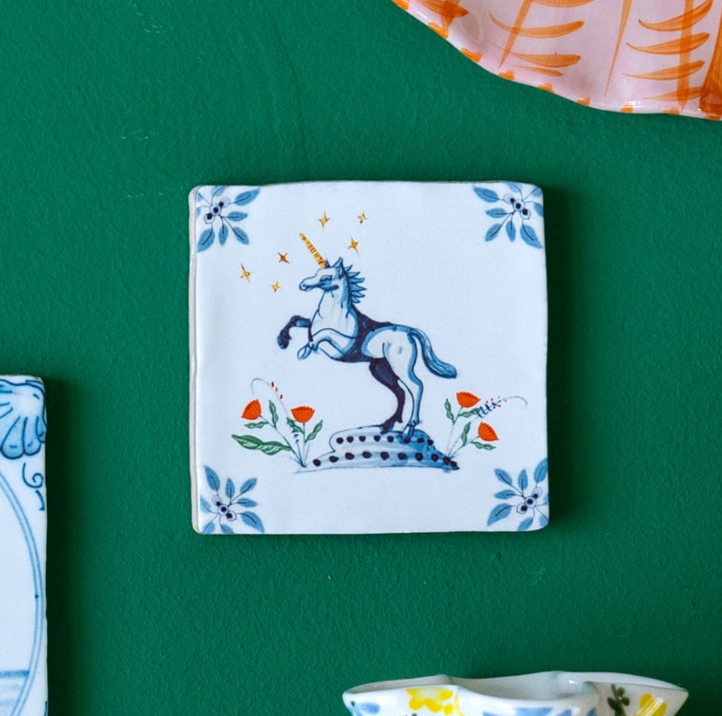 Rare Sighting Delft Tile