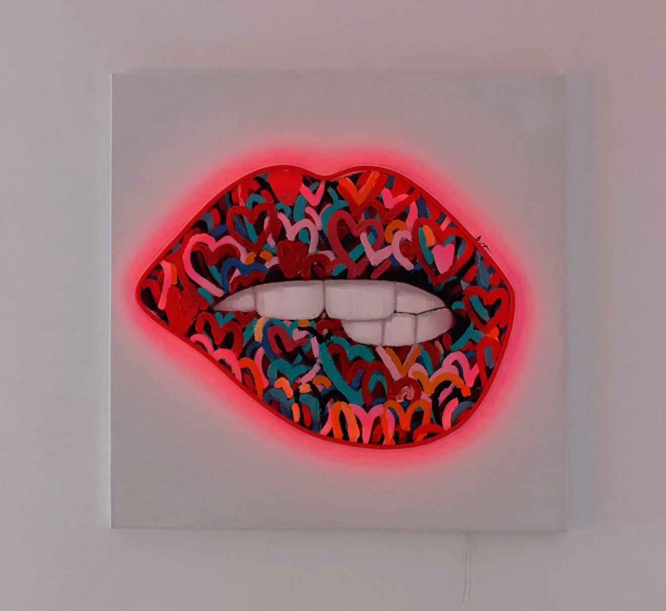 Mouth Neon Wall Art