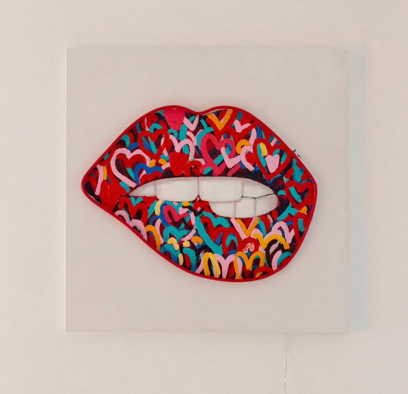 Mouth Neon Wall Art