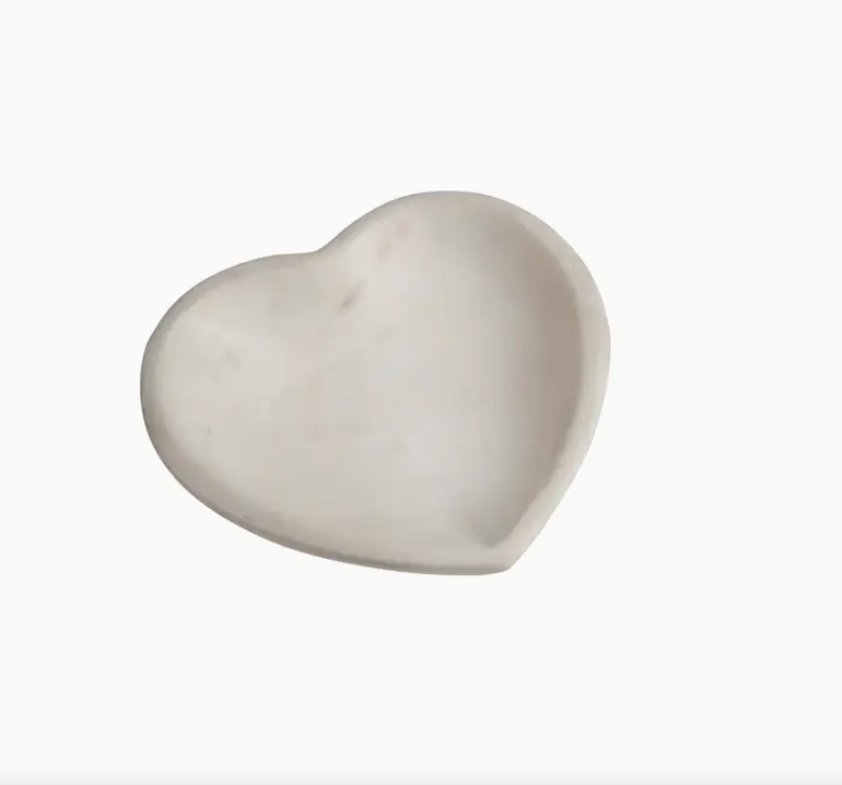 Marble Heart Shaped Dish