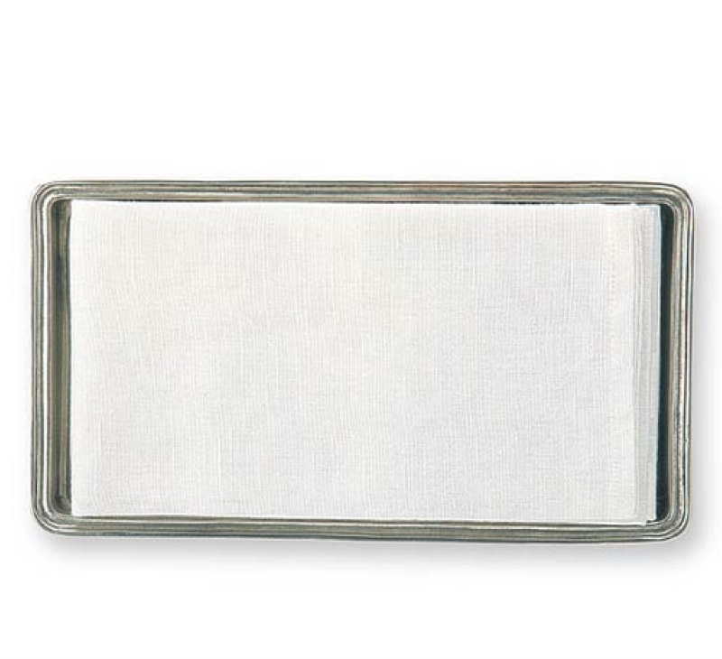 MATCH Pewter Guest Towel Tray