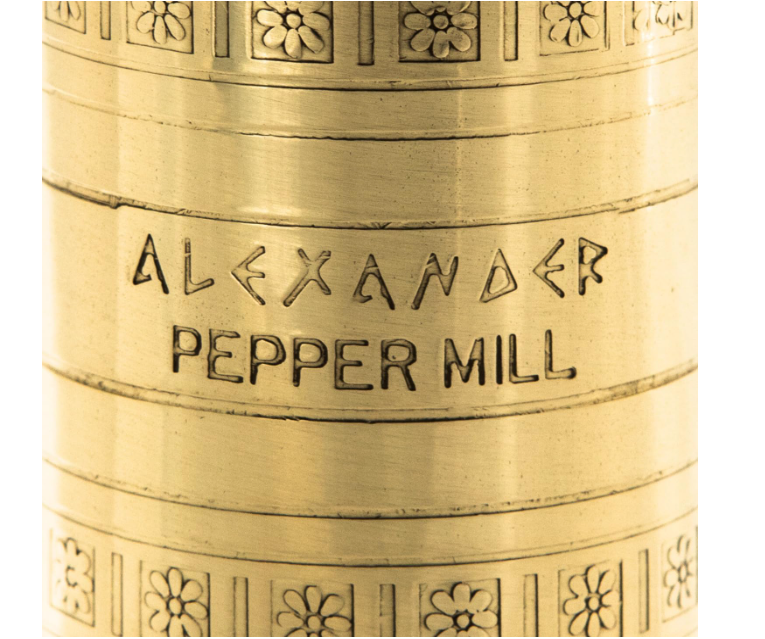 The Original Brass Mill 9" Pepper Grinder