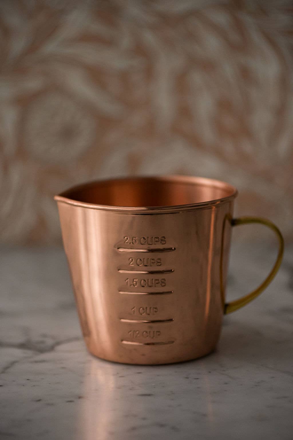 Copper Liquid Measuring Cup | 2.5 Cup