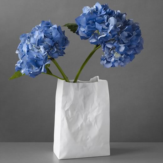 Large Crinkle Bag Vase