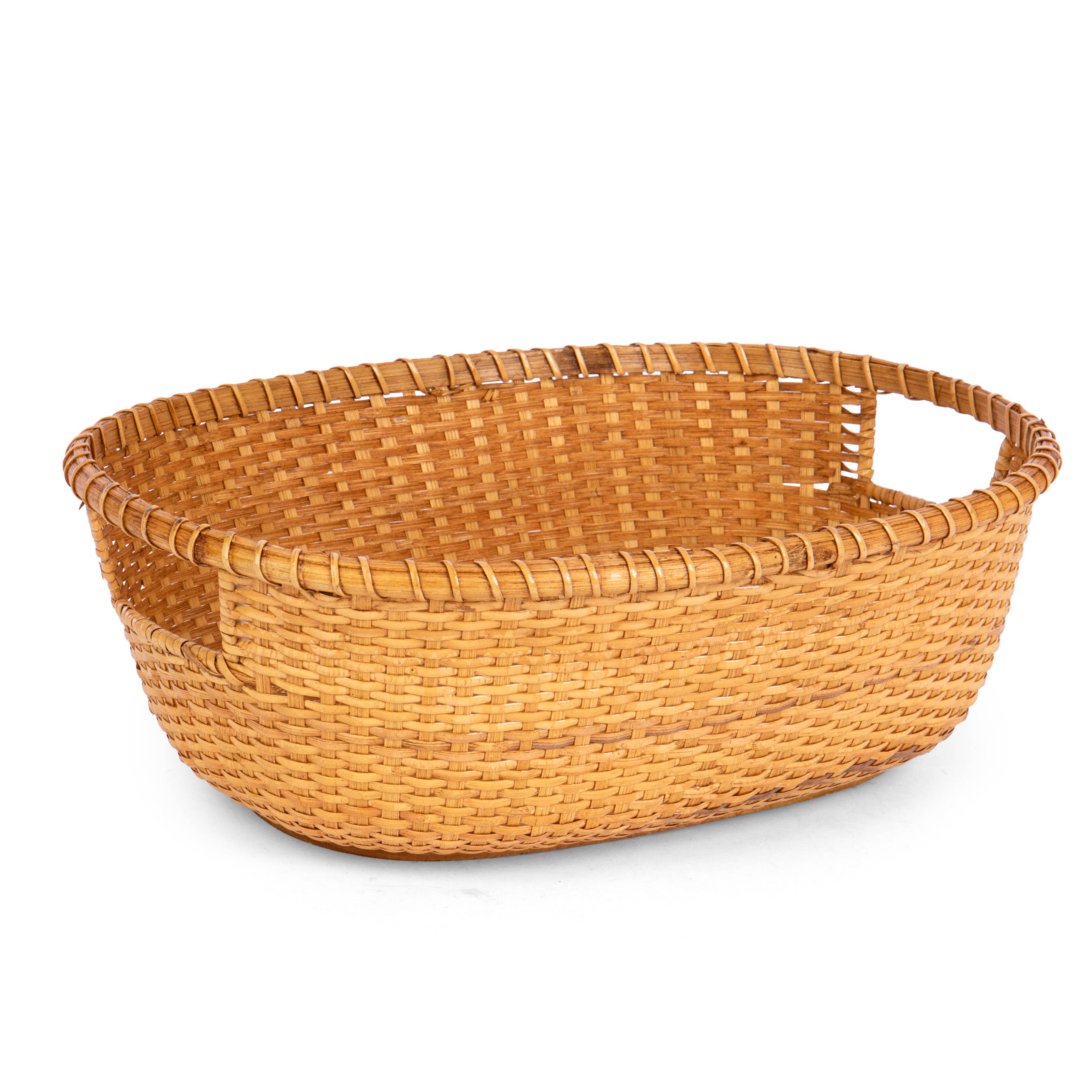 Oblong Rattan Basket