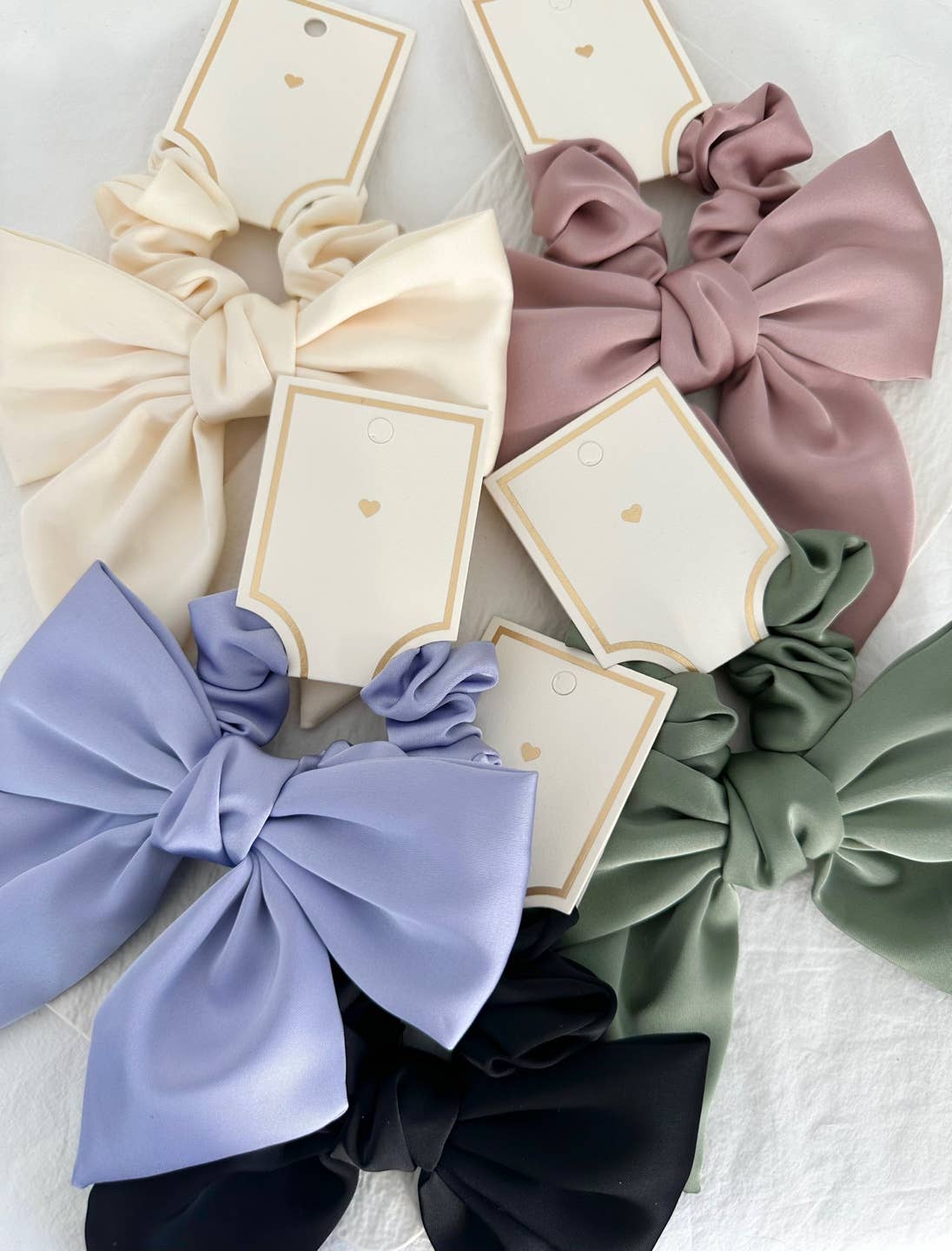 Satin Bow Scrunchie